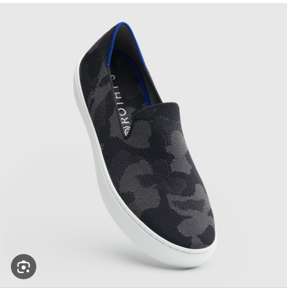 The Original Slip On Sneaker In Camo Gray
